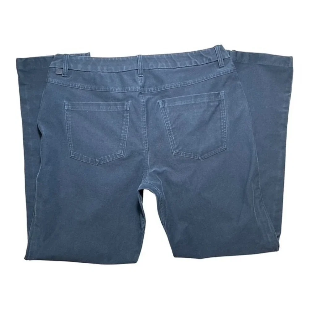 Lululemon Mens Sz 34x31 ABC Utilitech Pants Navy Blue Logo 5 Pocket- 2043
